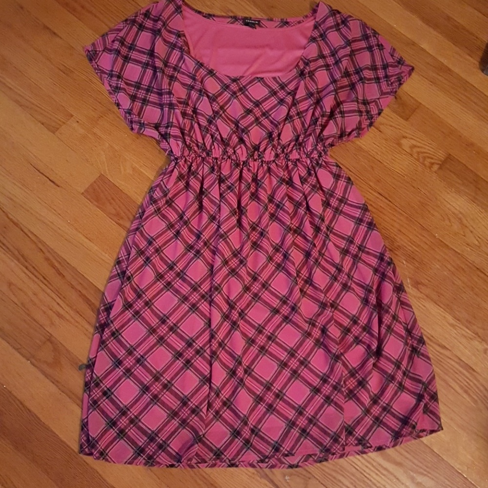 Torrid plaid dress excellent worn condition